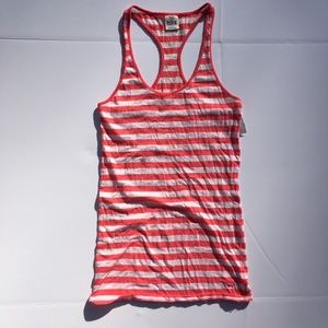 Victorias Secret Pink Striped Sleeveless Top Sz S